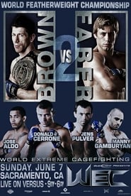 WEC 41: Brown vs. Faber 2 streaming