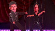 Marionetas y fiesta hawaiana