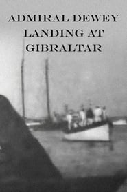 Admiral Dewey Landing at Gibraltar постер