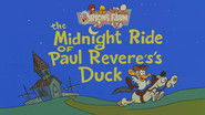 Midnight Ride of Paul Revere's Duck
