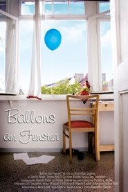 Poster Ballons am Fenster