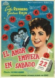 Poster El amor empieza en sábado 1961