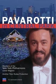 Poster Pavarotti in Central Park