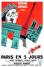 Poster Paris en cinq jours