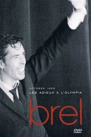 Poster Jacques Brel - Les Adieux à l'Olympia