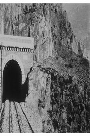 Poster Panorama de la ligne de Cauterets, III. Le tunnel 1901