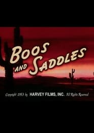 Poster Boos and Saddles 1953