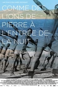 Poster Comme des lions de pierre à l'entrée de la nuit