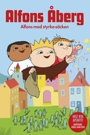Poster Alfons Åberg - Med styrke-säcken
