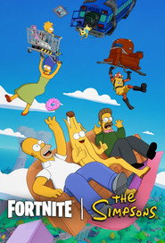 Fortnite x The Simpsons poster
