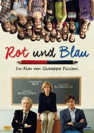 Poster Rot und Blau