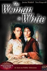 Жінка у білому постер