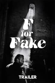 Orson Welles' F for Fake Trailer постер