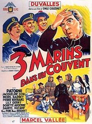 Poster Trois marins dans un couvent 1950
