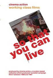 Poster So That You Can Live 1981