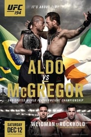 UFC 194: Aldo vs. McGregor постер