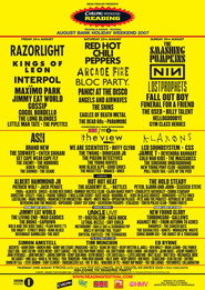Reading + Leeds Festival 2007