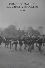 Poster Parade of Marines, U.S. Cruiser, 'Brooklyn' 1898