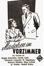 Poster Mädchen im Vorzimmer 1940