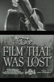 Poster The Film That Was Lost