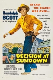 Decision at Sundown постер