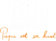 Gad Elmaleh - Papa est en haut Logo