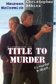 Poster Title to Murder