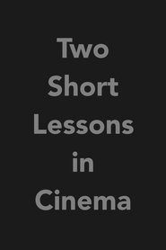 Poster for Two Short Lessons in Cinema