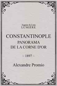 Poster Constantinople, panorama de la corne d'or 1897