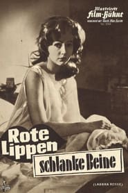 Poster Rote Lippen – Schlanke Beine