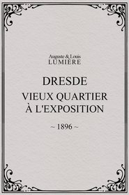 Poster Dresde, vieux quartier à l'Exposition 1896