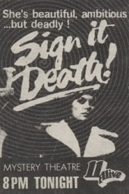 Poster Sign it Death