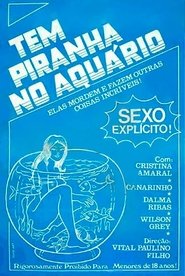 Poster Tem Piranha no Aquário 1982