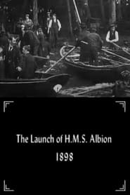 Poster The Launch of H.M.S. Albion 1898