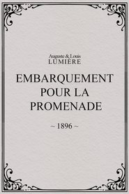 Poster Embarquement pour la promenade 1896