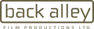 Logo for Back Alley Film Productions Logo for Back Alley Film Productions
