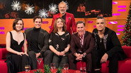 Daisy Ridley, John Boyega, Henry Cavill, Ruth Jones, Rob Brydon, Robbie Williams