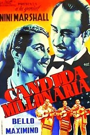 Poster Cándida millonaria