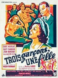 Poster Three Boys, One Girl 1948