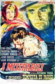 Poster Les Misérables - Storm Over Paris 1948