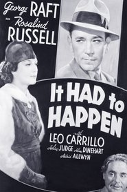 Poster It Had to Happen 1936