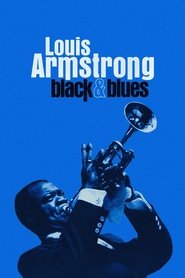 Pôster de Louis Armstrong - Black & Blues