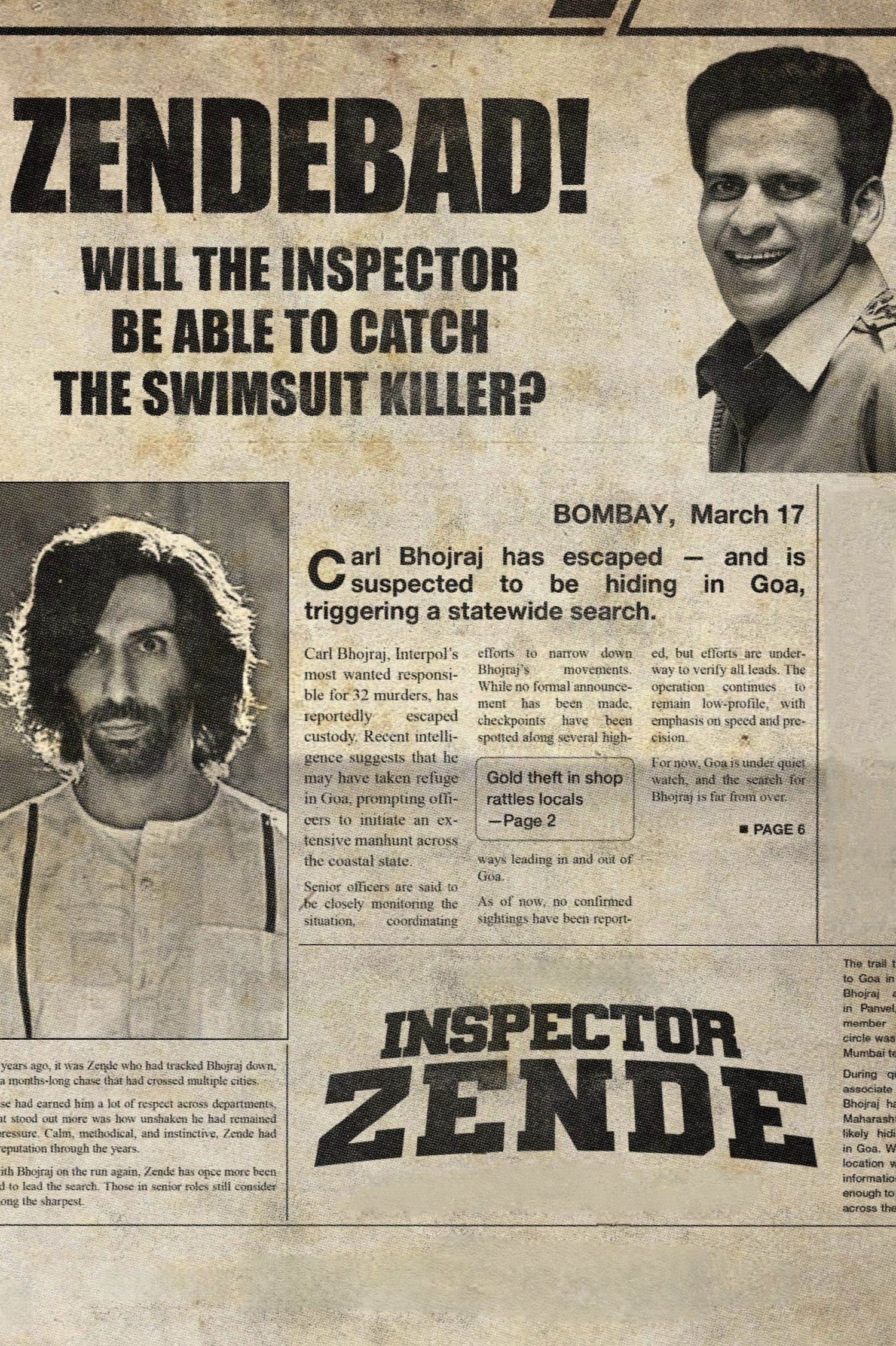 فيلم Inspector Zende 2025 مترجم