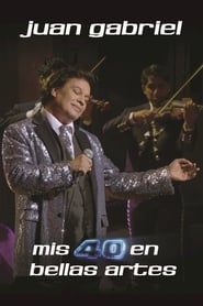 Poster for Juan Gabriel: Mis 40 en Bellas Artes