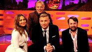 Jennifer Lopez, Freddie Flintoff, David Mitchell, the cast of Once