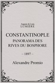 Poster Constantinople, panorama des rives du Bosphore 1897