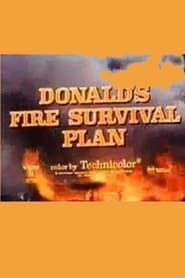 Poster Donald's Fire Survival Plan 1965