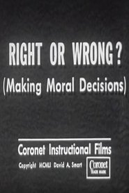 Poster Right or Wrong? (Making Moral Decisions) 1951