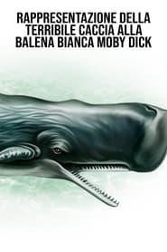 Poster Rappresentazione della terribile caccia alla balena bianca Moby Dick