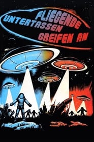 Poster Fliegende Untertassen greifen an